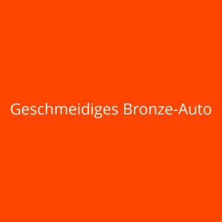 Geschmeidiges Bronze-Auto