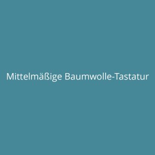 Mittelm&auml;&szlig;ige Baumwolle-Tastatur