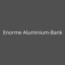 Enorme Aluminium-Bank