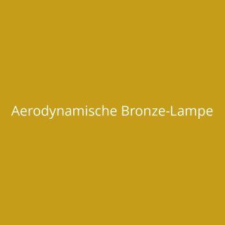 Aerodynamische Bronze-Lampe