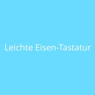 Leichte Eisen-Tastatur