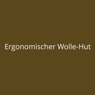 Ergonomischer Wolle-Hut